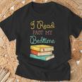Book Lover I Read Past My Bedtime T-Shirt Gifts for Old Men Book Lover I Read Past My Bedtime T-Shirt Gifts for Old Men