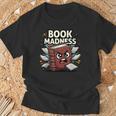 Book Madness Reading Lover School Humor T-Shirt Gifts for Old Men