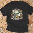 Book Nook Enthusiast Cozy Library Reader Collector T-Shirt Gifts for Old Men