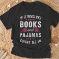 Book And Pajama Count Me In For Bookworm Pajama Party T-Shirt Gifts for Old Men Book And Pajama Count Me In For Bookworm Pajama Party T-Shirt Gifts for Old Men