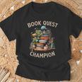 Book Quest Champion Fantasy T-Shirt Gifts for Old Men