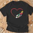 Book Reading Books Heart T-Shirt Gifts for Old Men
