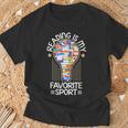 Book Reading Is My Favorite Sport Book Lover T-Shirt T-Shirt Gifts for Old Men