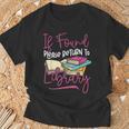 Book Reading If Found Please Return To Library T-Shirt Gifts for Old Men Book Reading If Found Please Return To Library T-Shirt Gifts for Old Men