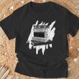 Book Reading Library Books Reader Bookworm T-Shirt Gifts for Old Men