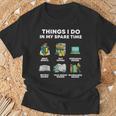 Book Reading Reviewing Books Free Time Bookworm Bookish T-Shirt Gifts for Old Men