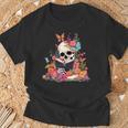 Book Reading Skull Skeleton Flowers Floral Bookish Butterfly T-Shirt Gifts for Old Men Book Reading Skull Skeleton Flowers Floral Bookish Butterfly T-Shirt Gifts for Old Men