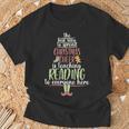 Book Reading Snow Books Are Calling T-Shirt Gifts for Old Men