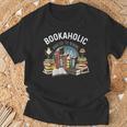Bookaholic Addicted To Reading Book Lovers Literacy T-Shirt Gifts for Old Men Bookaholic Addicted To Reading Book Lovers Literacy T-Shirt Gifts for Old Men