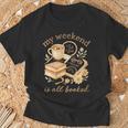 My Weekend Is All Booked Cozy Book Lover Reading T-Shirt Gifts for Old Men My Weekend Is All Booked Cozy Book Lover Reading T-Shirt Gifts for Old Men