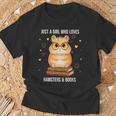 Bookish Girl Present Just a Girl Who Loves Hamster And Books T-Shirt Gifts for Old Men Bookish Girl Present Just a Girl Who Loves Hamster And Books T-Shirt Gifts for Old Men