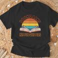 Bookmarks Are For Quitters Reading Books Book Reader T-Shirt Gifts for Old Men