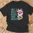 Books And Axolotl Kawaii Animal Axolotls Lover Owner Graphic T-Shirt Gifts for Old Men