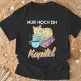 Books And Cats Saying Just One More Chapter T-Shirt Gifts for Old Men