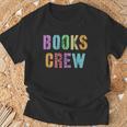 BOOKS CREW Hello Reader Ready Back To School T-Shirt Gifts for Old Men