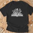 Books Flowers Library Bibliophile Literature Novel Bookworm T-Shirt Gifts for Old Men Books Flowers Library Bibliophile Literature Novel Bookworm T-Shirt Gifts for Old Men