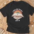 I Like My Books Gay AF LGBTQ Pride Read Diverse Quote T-Shirt Gifts for Old Men