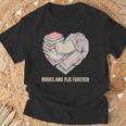 Books And Pajamas Reading Bedtime T-Shirt Gifts for Old Men
