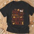 Books And Pumpkin Spice Cute Fall Aesthetic T-Shirt Gifts for Old Men Books And Pumpkin Spice Cute Fall Aesthetic T-Shirt Gifts for Old Men