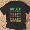 Books School Teacher Student Happy 100th Day Of School T-Shirt Gifts for Old Men