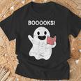 Books Spirit Books Spirit Books Ghost T-Shirt Gifts for Old Men