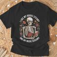 I Like My Books Steamy And My Music Screamy T-Shirt Gifts for Old Men I Like My Books Steamy And My Music Screamy T-Shirt Gifts for Old Men