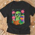 Bookworm Costume Kawaii Reading Worm For World Book Day T-Shirt Gifts for Old Men