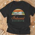 Bookworm Introvert Fun Book Lovers Reading T-Shirt Gifts for Old Men