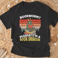Bookworm Please I'm A Book Dragon Bookworm Book Lovers T-Shirt Gifts for Old Men