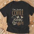 Bookworm Shirt I'm Just A Coffee Books Lover Women Girl Tee T-Shirt Gifts for Old Men Bookworm Shirt I'm Just A Coffee Books Lover Women Girl Tee T-Shirt Gifts for Old Men