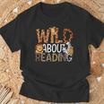 Boys Animal Print Clothes Wild About Reading Cheetah Book T-Shirt Gifts for Old Men Boys Animal Print Clothes Wild About Reading Cheetah Book T-Shirt Gifts for Old Men