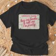 Buy Books Tell Me I'm Pretty Library Card Book Lovers T-Shirt Gifts for Old Men Buy Books Tell Me I'm Pretty Library Card Book Lovers T-Shirt Gifts for Old Men
