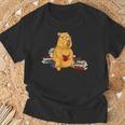 Capybara Reading Books T-Shirt Gifts for Old Men