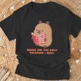 CapyFun Books Are The Only Treasure I Need Capybara Kids T-Shirt Gifts for Old Men