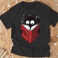 Cat Reads Book How To Live With Humans T-Shirt Gifts for Old Men