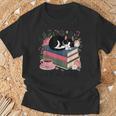 Cats Books & Coffee For Cat Lovers In Relaxed Weekend T-Shirt Gifts for Old Men Cats Books & Coffee For Cat Lovers In Relaxed Weekend T-Shirt Gifts for Old Men