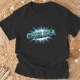 Chelsea Comic Book Style Splash T-Shirt Gifts for Old Men