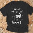 Coffee Cats And Books Ironic Kitty Literature T-Shirt Gifts for Old Men Coffee Cats And Books Ironic Kitty Literature T-Shirt Gifts for Old Men