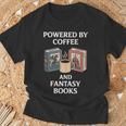 Coffee And Fantasy Books Magical Reading Time T-Shirt Gifts for Old Men