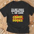 Comic Book Collector Comics Lover Comic Book Collecting T-Shirt Gifts for Old Men