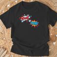 Comic Book POW Shirt BOOM Retro Superhero Costume T-Shirt Gifts for Old Men Comic Book POW Shirt BOOM Retro Superhero Costume T-Shirt Gifts for Old Men