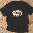 Comic Book Swear Bubble Pop Art Explosion Humor T-Shirt Gifts for Old Men