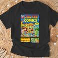 Comic Reader Comic Book Merch Vintage Reading Comic Books T-Shirt Gifts for Old Men