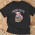 Cool Axolotl Reading Library Book Lover Reading Women Men T-Shirt Gifts for Old Men Cool Axolotl Reading Library Book Lover Reading Women Men T-Shirt Gifts for Old Men