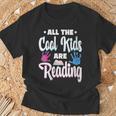 All The Cool Kids Are Reading Book Vintage Retro Sunset T-Shirt Gifts for Old Men All The Cool Kids Are Reading Book Vintage Retro Sunset T-Shirt Gifts for Old Men