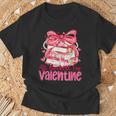 Coquette Bow All Booked For Valentine Book Lover Bookish T-Shirt Gifts for Old Men