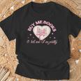 Coquette Reading Book Love Pink Bow Bookish Mom & Daughter T-Shirt Gifts for Old Men