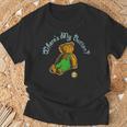 Corduroy Where's My Button Teddy Bear Retro Children's Book T-Shirt Gifts for Old Men