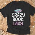 Crazy Book Lady Book Lover T-Shirt Gifts for Old Men
