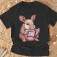 Cute Armadillo With Book I Armadillo T-Shirt Gifts for Old Men Cute Armadillo With Book I Armadillo T-Shirt Gifts for Old Men